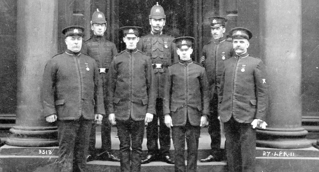 Edinburgh Police, April 1911 by Bruce R