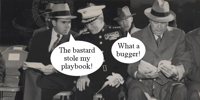 Right Dishonourable – Nixon stolen playbook