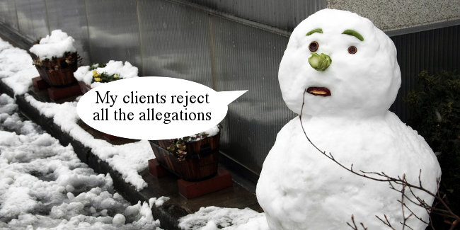 Right Dishonourable Snowman denial2