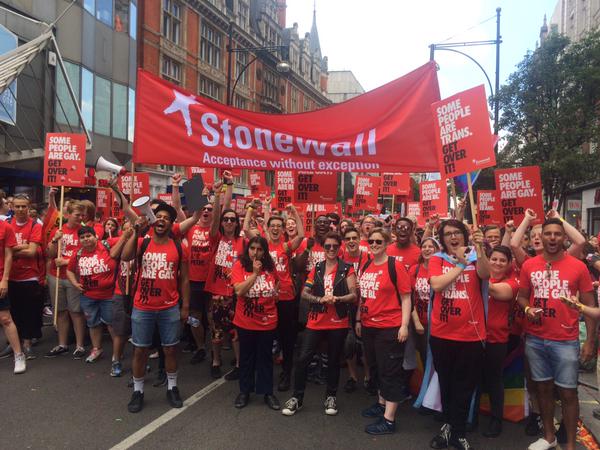 Stonewall at London Pride, 27 June 2015
