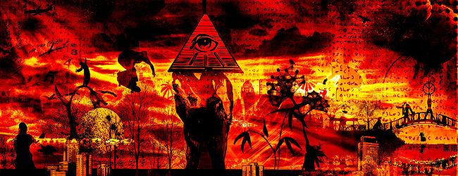 Illuminati Eye Re Black by Wendelin Jacober