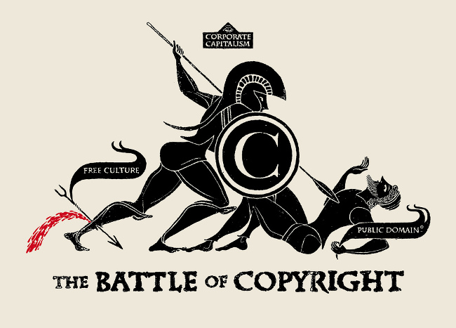 The Battle of Copyright, June 2011 by Christopher Dombres