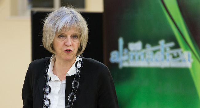Theresa May visits Al Madina Mosque, February 2015 by the Home Office
